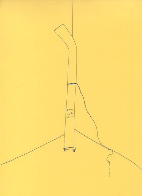 Celina Eceiza, ‘Serie ¿donde esta la hora? . Dibujos de obra sonora para esculturas’, 2015, Big Sur Galería