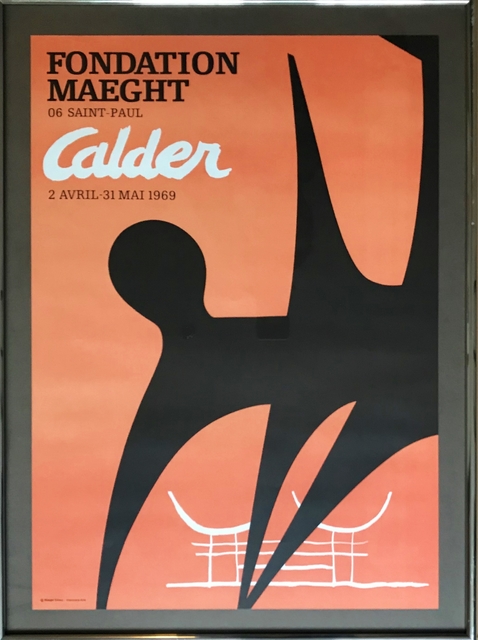 Alexander Calder, ‘Fondation Maeght’, 1969, Ephemera or Merchandise, Offset Lithograph. Framed., Alpha 137 Gallery Gallery Auction
