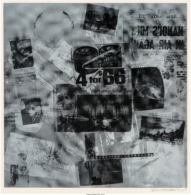 Robert Rauschenberg, ‘Surface Series from Currents #40’, 1970, Heritage Auctions
