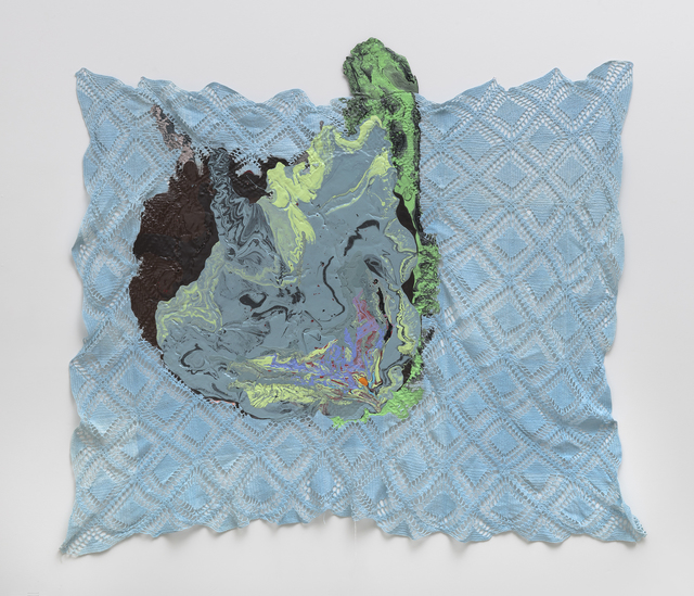 Rodney McMillian, ‘Untitled’, 2019, Textile Arts, Latex on blanket, Petzel Gallery