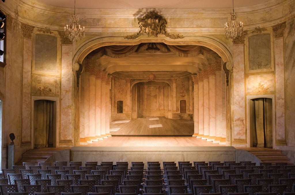 Ulriksdal Palace Theatre Confidencen, interior. Ulriksdal Palace Theatre Confidencen, interior.