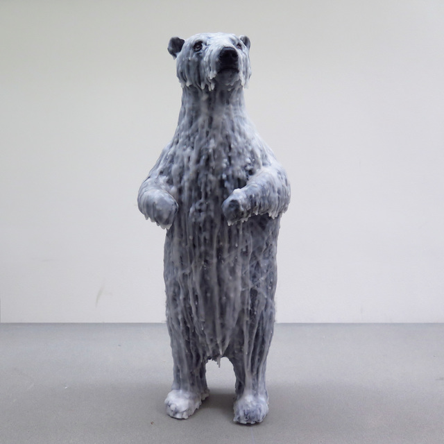 Shira Zelwer, ‘Polar Bear’, 2017, Sculpture, Wax, wire, acrylic paint, polyurethane and epoxy, Mirav Katri