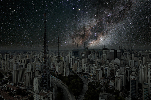 Thierry Cohen, ‘Sao Paulo 23° 33’ 22’ S 2011-06-05 lst 11:44’, 2012, Danziger Gallery