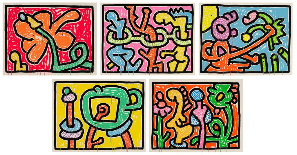 Keith Haring - Flowers