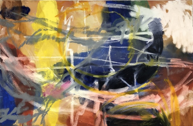 Sarah J. Berman, ‘Big Dusty’, 2018, Painting, Flashe, Oil, Pigment Stick and Powdered Pigment on Canvas, The Art House