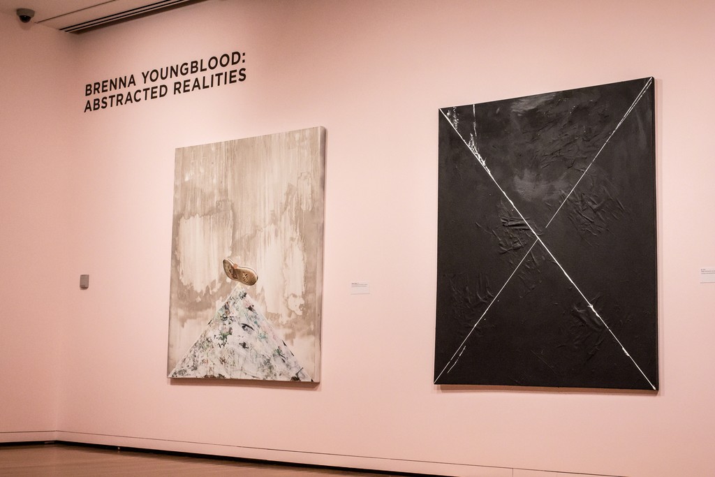 Installation view of Brenna Youngblood: abstracted realities at the Seattle Art Museum. © Seattle Art Museum, Photo: Natali Wiseman. Installation view of Brenna Youngblood: abstracted realities at the Seattle Art Museum. © Seattle Art Museum, Photo: Natali Wiseman.