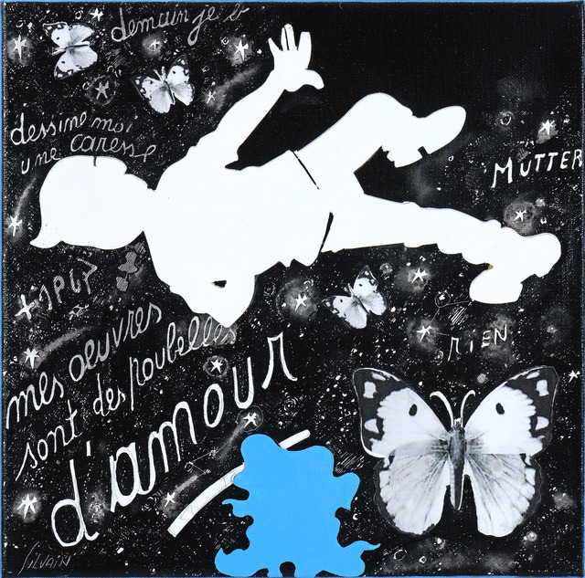 Christian Silvain, ‘POUBELLES D'AMOUR’, 2015, Painting, Mixed media on canvas, David Pluskwa