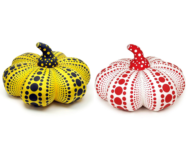 Yayoi Kusama, ‘Pumpkin Soft Sculpture Small (Yellow and Red)’, 2016, Lougher Contemporary