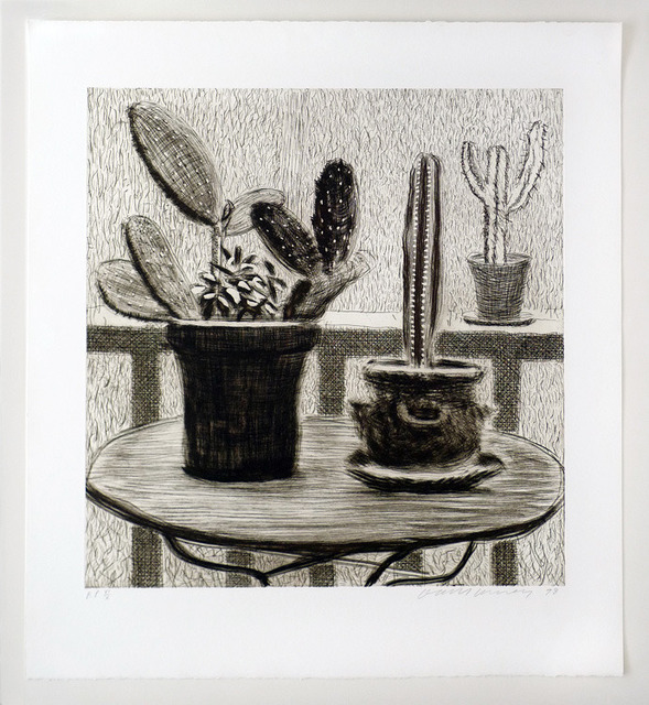 David Hockney, ‘Cacti on Terrace’, 1998, Nikola Rukaj Gallery