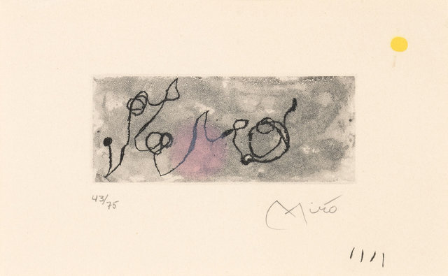 Joan Miró, ‘SANS LE SOLEIL (D. 404; C. BOOKS 98)’, 1965, Doyle