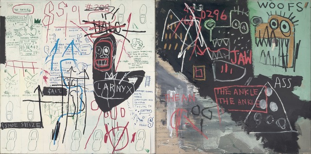 Jean-Michel Basquiat, ‘Diagram of the Ankle (The Ankle)’, 1982, Yale University Art Gallery
