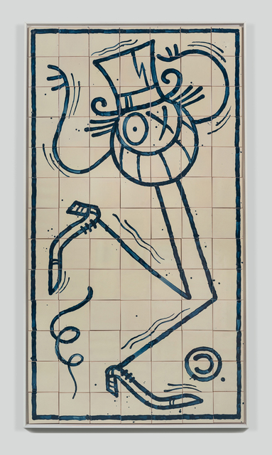André Saraiva, ‘Sr. André 3’, 2018, Mixed Media, Hand-painted tiles, Underdogs Gallery