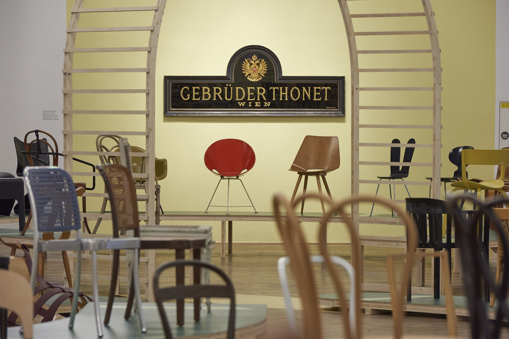 MAK Exhibition View, 2019
BENTWOOD AND BEYOND
Thonet and Modern Furniture Design
MAK Exhibition Hall
© MAK/Georg Mayer
MAK Exhibition View, 2019
BENTWOOD AND BEYOND
Thonet and Modern Furniture Design
MAK Exhibition Hall
© MAK/Georg Mayer