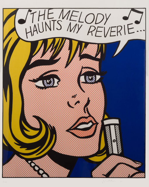 Roy Lichtenstein, ‘Reverie’, 1965, Print, Silkscreen on paper, IFAC Arts