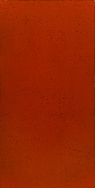 Bernard Aubertin, ‘Monochrome rouge’, 1974, Painting, Acrylic on canvas, ABC-ARTE