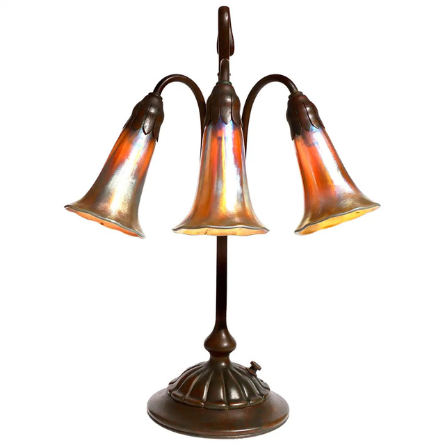 A Rare Flame Table Lamp, The Doros Collection: The Art Glass of Louis  Comfort Tiffany, 2023