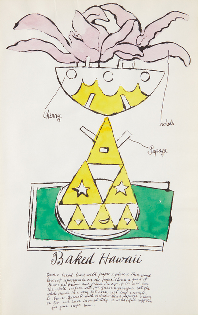 Andy Warhol, ‘Baked Hawaii, from Wild Raspberries’, 1959, Phillips