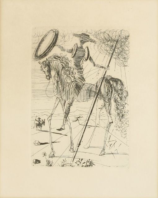 Salvador Dalí, ‘DON QUIXOTE’, 1966, Print, Etching, Sworders