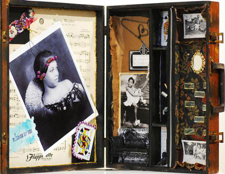 Davida Adedjouma, ‘The Beautiful Woman in the Picture’, 2012, Sculpture, Mixed media shadow box, Fountain House Gallery