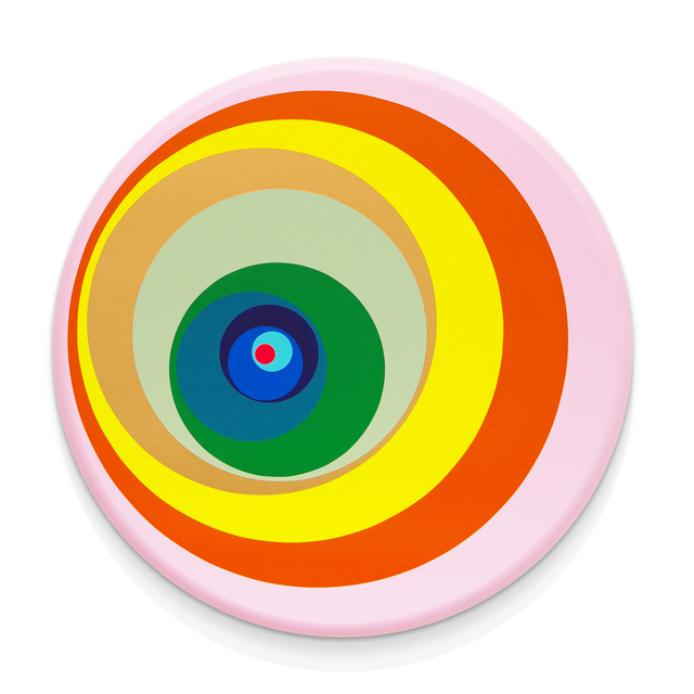 Paul Henry Ramirez, ‘Paint Pour 4’, 2015, Painting, Acrylic on convex canvas, RYAN LEE