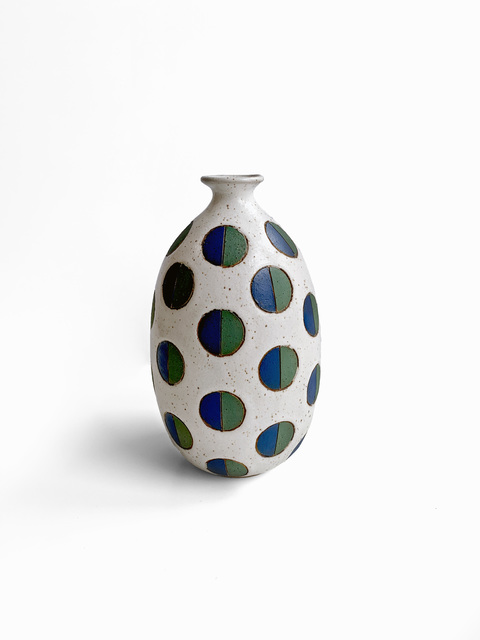 Matthew Ward, ‘White Split Polka Dot Vase’, 2019, Uprise Art