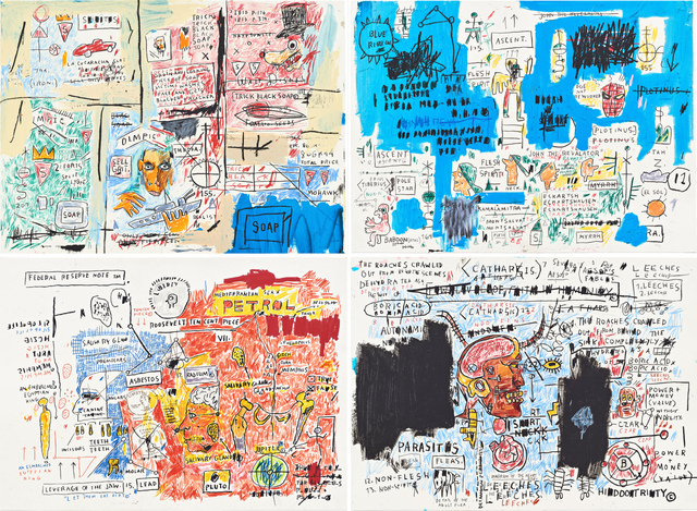 JeanMichel Basquiat Olympic, Ascent, Liberty, Leeches