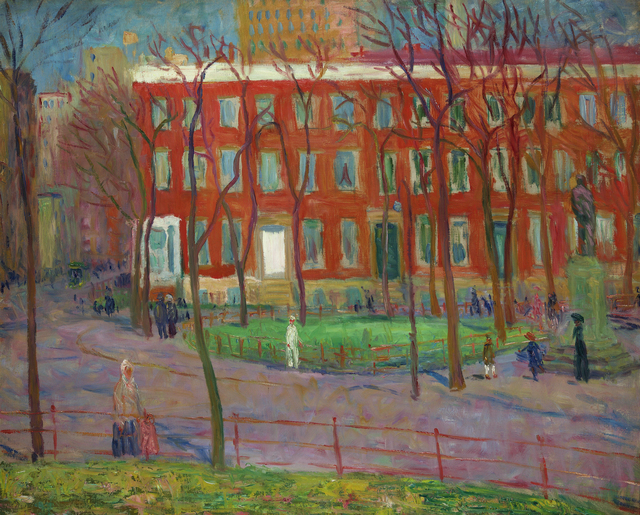 William James Glackens, ‘Washington Square’, ca. 1912, Debra Force Fine Art