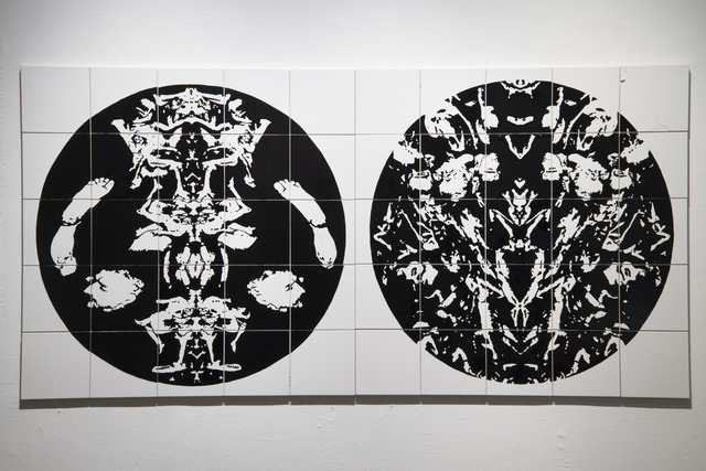 Gil Yefman, ‘Decomposition No. 1 and 2 (diptych)’, 2012, Sculpture, Unique hand painted ceramic tiles, Ronald Feldman Gallery