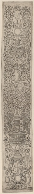 Giovanni Pietro Birago and Zoan Andrea, ‘Ornament Panel: Three Children Blowing Horns’, ca. 1505/1515, National Gallery of Art, Washington, D.C.