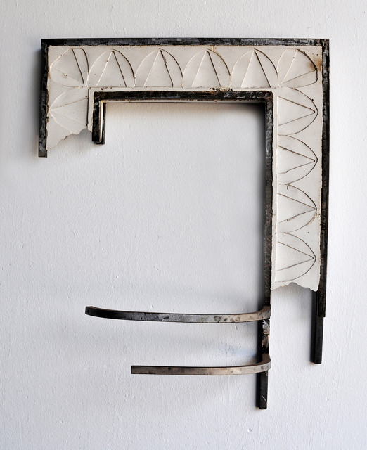 Juan Garaizabal, ‘Broken Miami's Façade I’, 2016, Sculpture, Steel and white concrete, Bogena Galerie