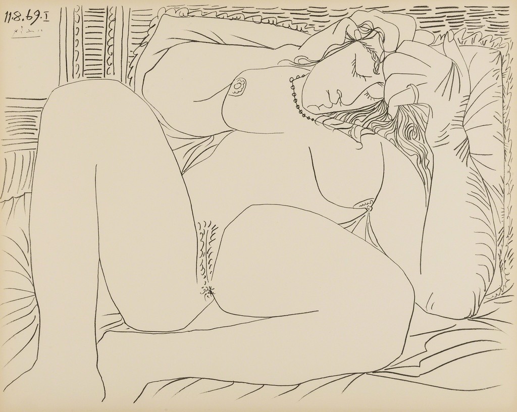 Very Goods | Pablo Picasso | Femme Nue, nos. 11.8.69, nos. I & VI (1969) |  Available for Sale | Artsy