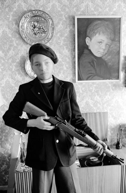 Chris Steele Perkins, ‘Belfast. Identification with the Provos is reflected in the play of the children in the Catholic ghettos. Northern Island, Great Britain’, 1978, Photography, Magnum Photos