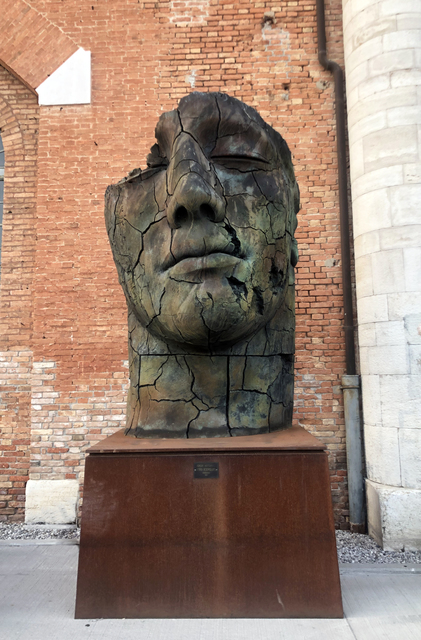 Igor Mitoraj, ‘Teseo Screpolato’, 2011, Sculpture, Bronze, Contini Art Gallery