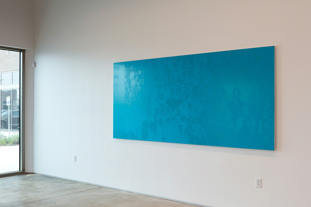 Emmanuel Van der Auwera, Memento (Farewell, Blue), installation view, 2019 Emmanuel Van der Auwera, Memento (Farewell, Blue), installation view, 2019