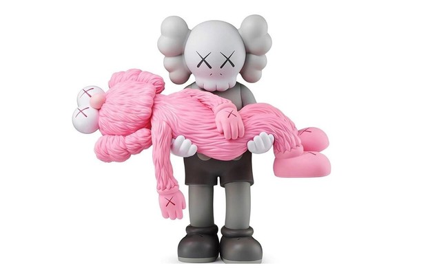 KAWS, ‘Gone (Grey & Pink)’, 2019, Sculpture, Painted cast vinyl, Curator Style