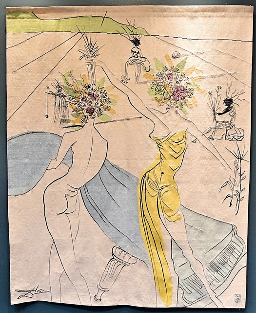 Salvador Dalí, ‘Hippies Suite: Femmes Fleurs Au Piano ’, 1973, Off The Wall Gallery