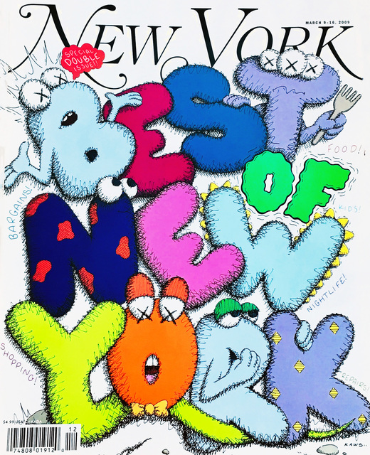 KAWS, ‘KAWS Cover Art 'New York Magazine, 2009’, 2009, Lot 180