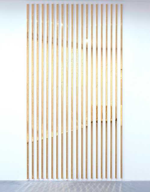 Paul Hosking, ‘Wall Watcher (gold)’, 2017, Michael Fuchs Galerie