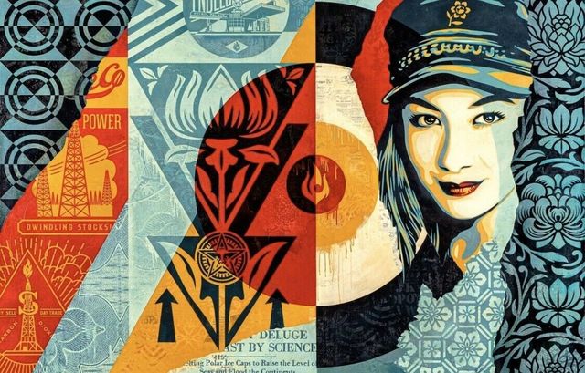 Shepard Fairey, ‘"Raise the Level"’, 2019, Print, Screen Print On Fine Art Print, New Union Gallery