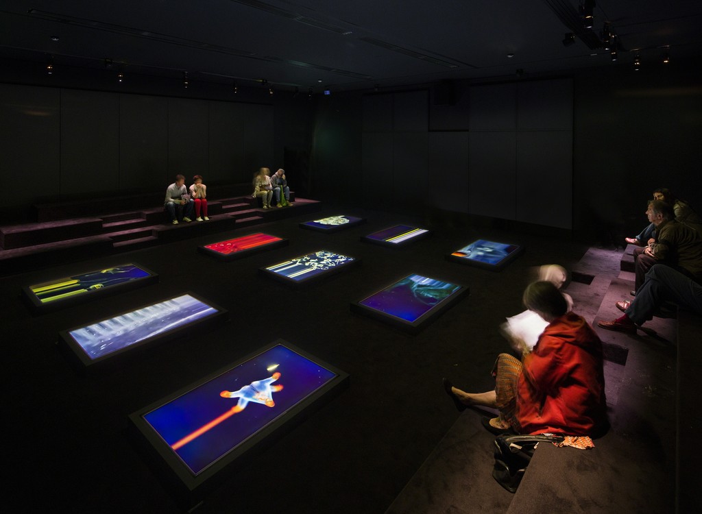 View of the exhibition The Great Animal Orchestra, Fondation Cartier, Paris, 2016.
Photo : Luc Boegly View of the exhibition The Great Animal Orchestra, Fondation Cartier, Paris, 2016.
Photo : Luc Boegly