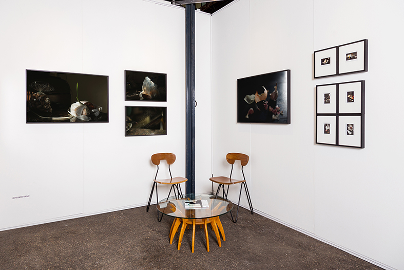 Booth View with works of Guillermo Ueno and Ignacio Iasparra, series "Kitchens", 2011-2016. Booth View with works of Guillermo Ueno and Ignacio Iasparra, series "Kitchens", 2011-2016.