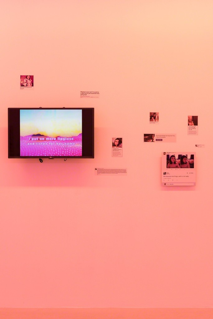 Installation view, Molly Soda 'Comfort Zone' at Annka Kultys Gallery, London, 2016 Photo: Annka Kultys Gallery (Damian Griffiths) Installation view, Molly Soda 'Comfort Zone' at Annka Kultys Gallery, London, 2016 Photo: Annka Kultys Gallery (Damian Griffiths)