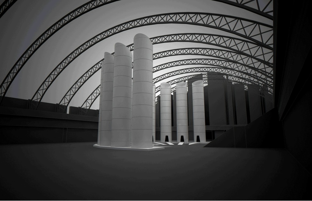 Installation rendering of "An Occupation of Loss" by Taryn Simon at Park Avenue Armory. Rendering by OMA New York Installation rendering of "An Occupation of Loss" by Taryn Simon at Park Avenue Armory. Rendering by OMA New York