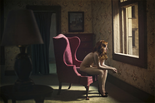 Richard Tuschman, ‘Woman At A Window’, 2012, Photography, Archival Pigment Print, KLOMPCHING GALLERY