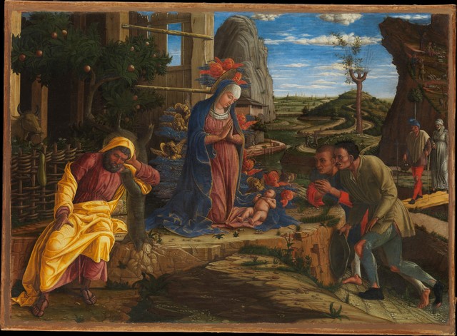 Andrea Mantegna, ‘The Adoration of the Shepherds’, ca. 1450, The Metropolitan Museum of Art