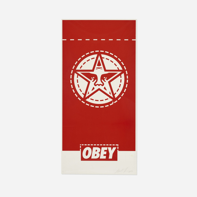 Shepard Fairey (OBEY), ‘Obey Banner’, 2000, Rago/Wright