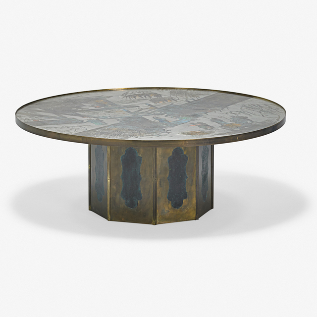 Philip Laverne Kelvin Laverne Chan Coffee Table New York 1960s Artsy