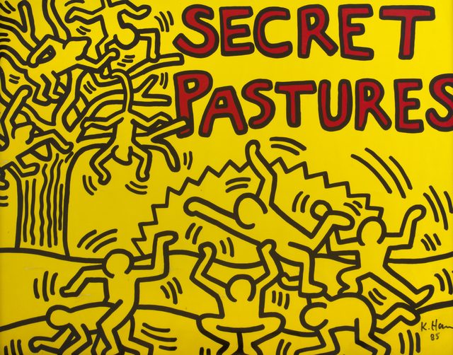 Keith Haring, ‘Secret Pastures’, 1984, Julien's Auctions
