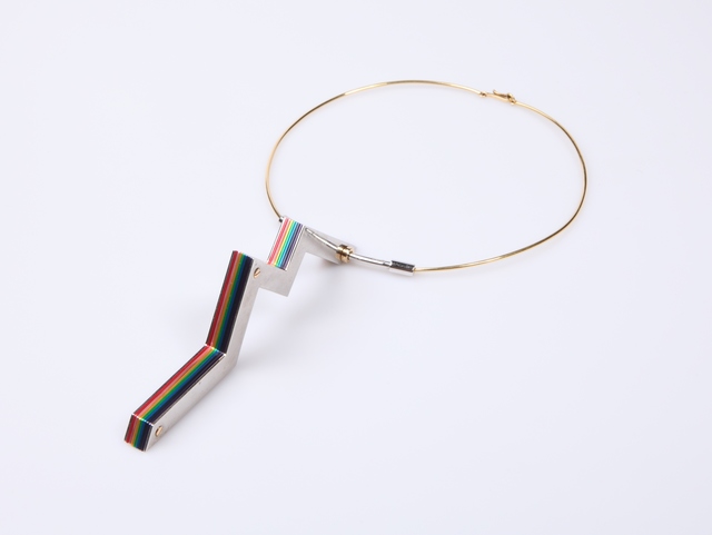 Lucio del Pezzo, ‘Zig zag pendant and torque’, 1968, Didier Ltd.
