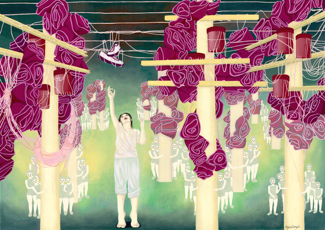 Hyun Jung Ji, ‘Barefoot in the Woods’, 2018, MvVO ART